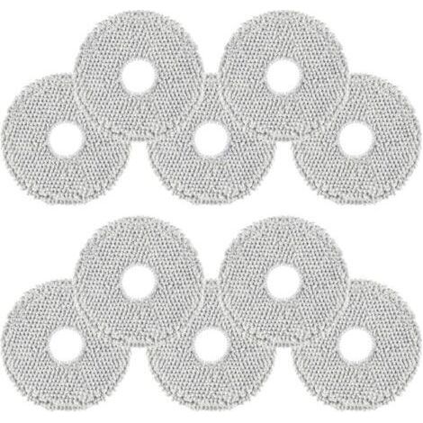 Lot de 10 Serpillères pour Dreame L10s Ultra Gen 2,L10 Ultra,L20 Ultra,L10s Pro Ultra Heat,Xiaomi X10+,compatible avec ECOVACS DEEBOT T30 Omni en Microfibre Douce,Lavable et Réutilisable Mop-ARCAN (1/5)