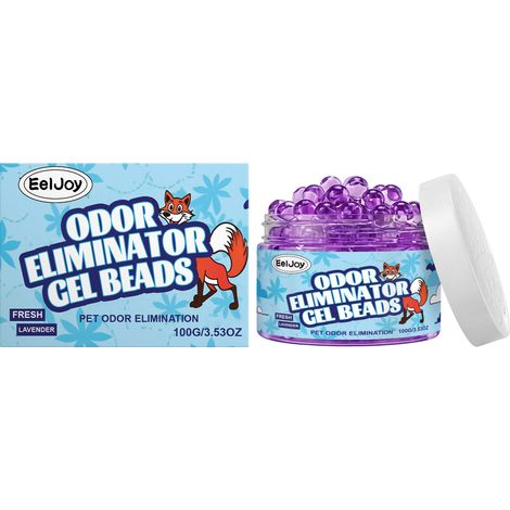 Pet deodorizing gel beads, suitable for daily use in cat and dog litter boxes, indoor cleaning, odor-removing beads -- 100g -- BIEMMEDUE (1/5)