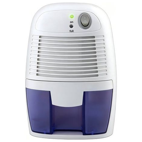 Déshumidificateur - Déshumidificateur de chambre - Déshumidificateur de salle de bain - 500 ml - Pour lutter contre l'humidité, les moisissures et la condensation - Pour la maison - Blanc - 500 ml