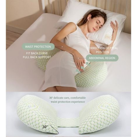 Coussin de maternité pour femmes enceintes, amovible et ajustable-AquaForge (1/4)