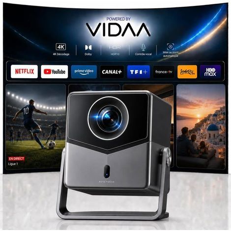 Vidéoprojecteur - TOPTRO - A2 - 4K HDR10 - 1400 ANSI lumens - Courte focale 1.0:1 (1/5)