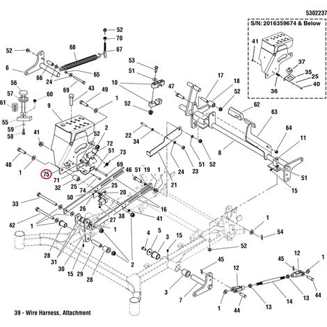INTERRUTTORE, PRO INFERIORE, NC/NC LR5103842 ORIGINALE FERRIS