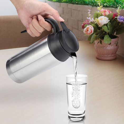 750 ml elektrischer Auto-Heizbecher aus Edelstahl, Trinkbecher für unterwegs (12 V) (1/5)