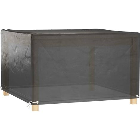Maison Exclusive - Coperture Mobili Giardino 2pz 8 Occhielli 125x125x75cm Quadrate
