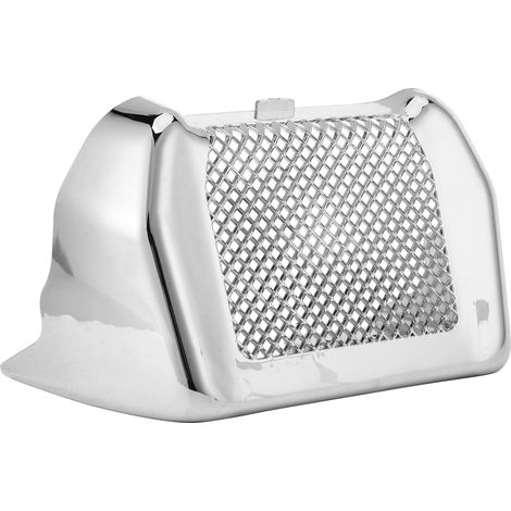 Protection Radiateur Huile Moto Chrome pour Touring FLHT FLTRX FLHR FLHX Kit Accessoire (1/5)