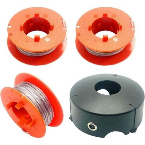 Accessoire pour coupe-bordure , Bobine de fil pour débroussailleuse Bosch pour débroussailleuse ART 23 26 30 Commitrim Easytrim 8 m F016800175 (3 bobines + 1 capuchon) (1/5)