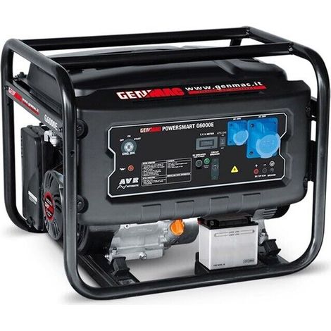 GENERATORE DI CORRENTE GRUPPO ELETTROGENO POWERSMART 6Kw G6000E ATS GENMAC (1/3)