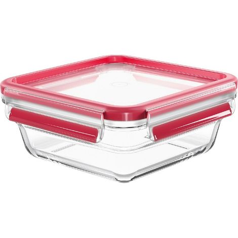 Emsa Clip Close Vorratsglas Rot 0,8 L