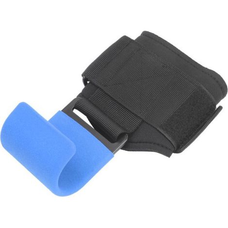 Crochet de soutien d'haltérophilie 1 Support Hook De Musculation Confortable Pour sport gymnastique Crochet à rangée bleu