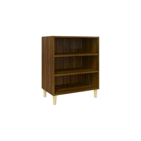 Buffet chêne marron 57x35x70 bois d'ingénierie (1/5)
