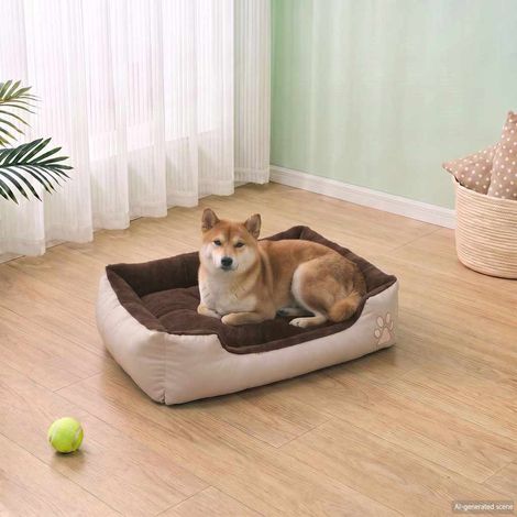 vidaXL Cama para perro con cojín acolchado talla M (1/5)