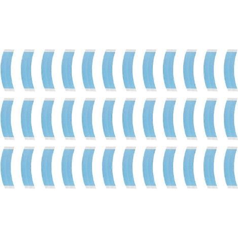 36 bandes adhésives double face à forte tenue pour perruques à dentelle, résistantes à l'eau et à la sueur (1/5)
