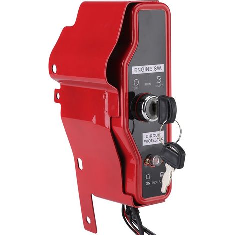 Centralina di accensione/spegnimento motore elettrico con 2 chiavi, adatta per Honda GX340 GX390 11HP 13HP