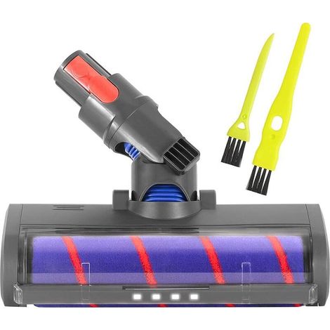 EASYCOMFORT Tête de Brosse Rotative Électrique Compatible avec Dyson V11 V10 V8 V7 – Accessoire Aspirateur Lavant pour Sol Dur Carrelage Marbre et Tapis (1/5)