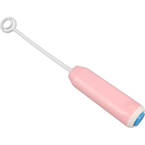Batteur à œufs électrique automatique portable sans fil, mini batteur à lait électrique rose pour faire de la crème à la maison (1/5)