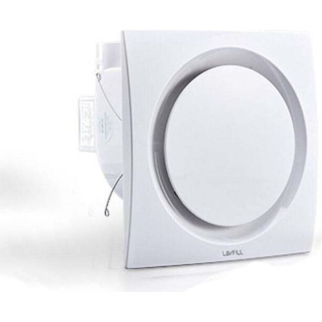 Ventilateur d'extraction, ventilateur de plafond, ventilateur de plafond pour salle de bain, cuisine, grenier, fenêtre, garage, 10", 30W, 228mm d'ouverture (1/4)
