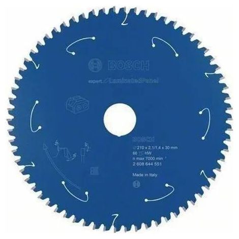 Bosch Expert hoja sierra circular 210 mm 66 dientes plata
