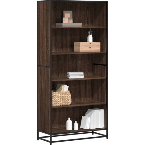 Bücherregal Räuchereiche 80,5x35x170,5 cm Holzwerkstoff