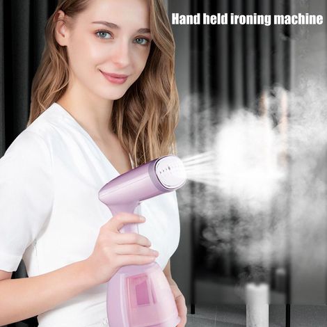 Fer à repasser portable 1500 W, mini fer à vapeur, idéal pour la maison et les voyages, pour chemises et manteaux (1/5)