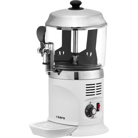Distributeur chocolat chaud - 5L - 1,1kW - Blanc - NINA - Saro