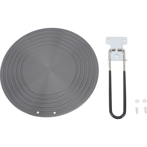 Plaque de diffusion de chaleur en alliage d'aluminium, plaque de conduction thermique pour cuisinière à gaz, pliable, épaisseur 6 mm, 28 cm (1/5)