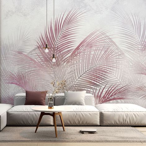 Papier peint panoramique - Feuilles tropicales - 130 cm x 87 cm (1/4)