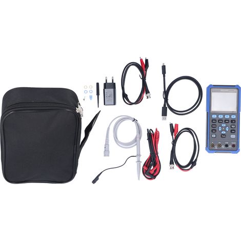 Oscilloscope numérique à deux canaux, oscilloscope portable, prise européenne, 100–240 V CA (1/5)