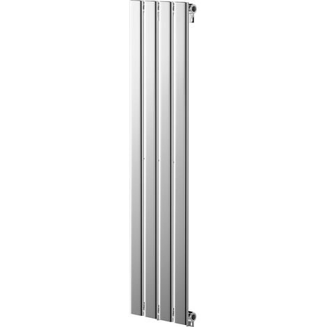 Hudson Chrome 1200mm x 300mm Single Panel Radiator (1/5)