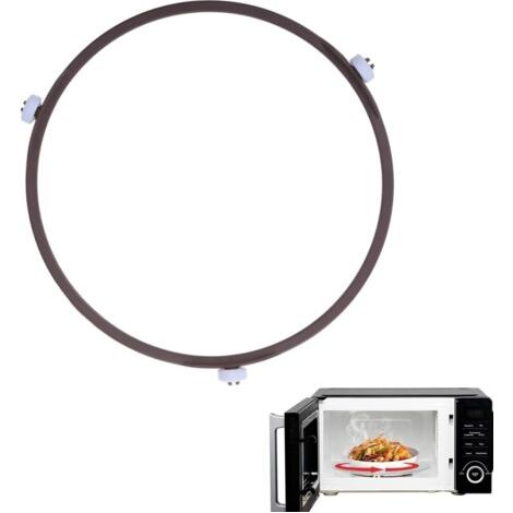 BUNTHAUS Anneau Support Micro Ondes,Anneau Plateau Tournant Four à Micro-Ondes,Support pivotant Four àmicro,pour Tourne-Disque en Verre,Accessoires Micro Ondes (22 cm)
