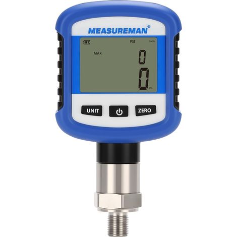 Manomètre numérique Bluetooth, 0-700 bar, raccord 1/4" BSP, précision 0,2% (1/5)