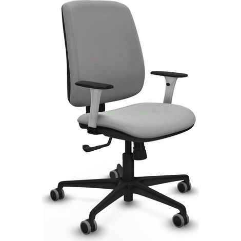 Silla de oficina piqueras y crespo Alares blanco espuma alta densidad (1/2)