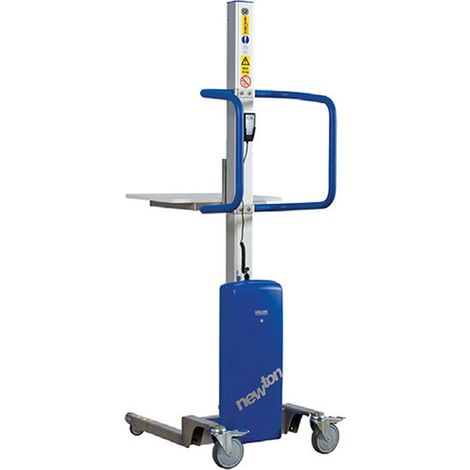 Impilatore semi-elettrico in alluminio/acciaio inox - Sollevamento massimo 1450 mm - Carico massimo 50 kg - 300266/P