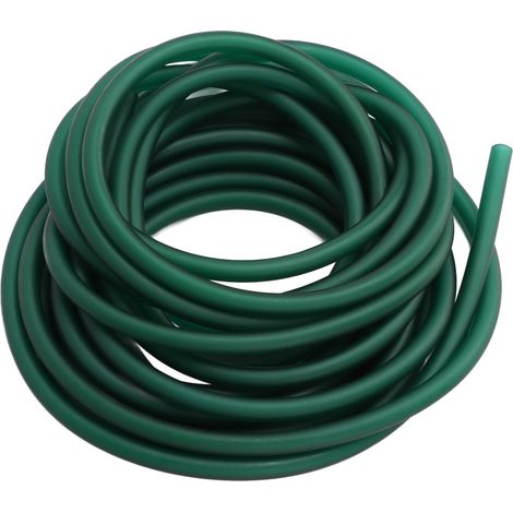 Corde élastique en latex vert haute élasticité, 5 mètres, bande naturelle pour lance-pierre, chasse en extérieur, fitness et exercice. (1/5)