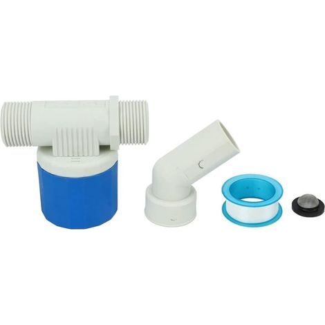 Agatige Interrupteur de contrôle de Niveau d'eau à entrée latérale pour réservoirs d'eau, piscines, Chauffe-Eau Solaire(1/2in) (1/5)