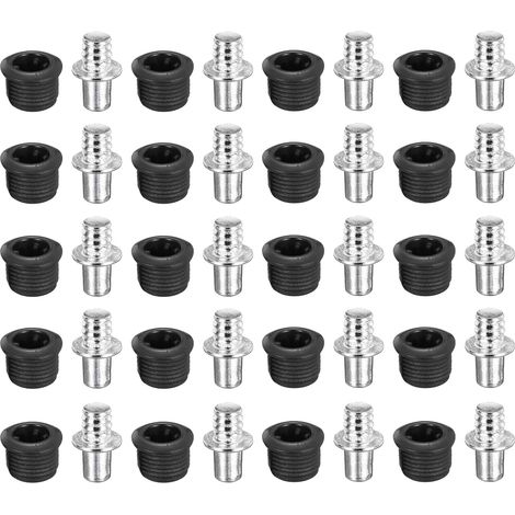 20 Pairs of Speaker Grilles, Plastic and Metal Guides, Black (1/5)