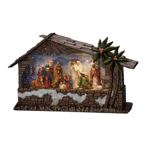 [GEBRAUCHT] B-Ware Konstsmide Christmas Led Tischdeko Wasserlaterne Leuchte Lampe Weihnachtskrippe
