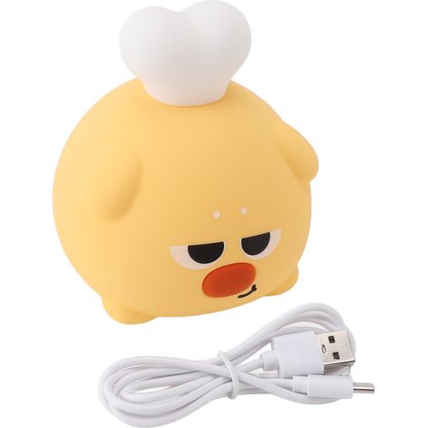 Veilleuse LED Silicone Pilon de Poulet Rechargeable USB Tactile 3 Niveurs Minuterie 30min Douce Chaude 2700K Design Original (1/5)
