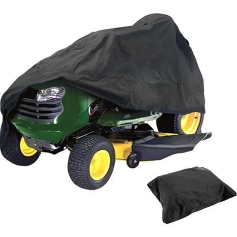 Housse de protection imperméable pour tondeuse autoportée - Protection UV - Pour tracteur de jardin - M (177 x 110 x 110 cm). (1/4)