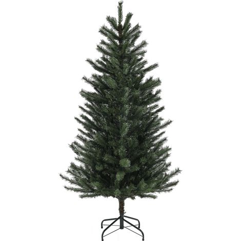 Künstlicher Weihnachtsbaum, 180 cm, mit faltbarem Stahlständer, 467 Zweige, Weihnachtsdekoration, Grün