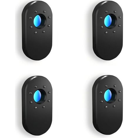 Kit detector de cámaras ocultas de 4 piezas, dispositivo portátil de escucha clandestina y localizador GPS para hoteles, coches y habitaciones. (1/5)
