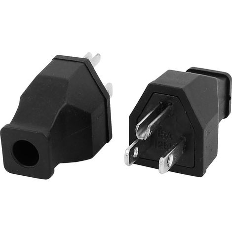 2 PIÈCES. Prise américaine AC 125 V, l'adaptateur de prise courant voyage universel est disponible (1/2)