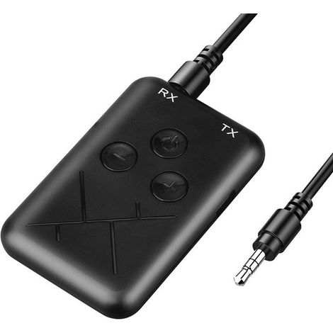 Transmetteur Bluetooth 2 en 1 récepteur 3,5 mm stéréo sans fil, adaptateur Bluetooth V4.2 pour TV, DVD, MP3, 1 pièce