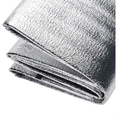 Matelas de sol en aluminium, matelas en mousse, matelas de camping, couverture isolante (1/4)