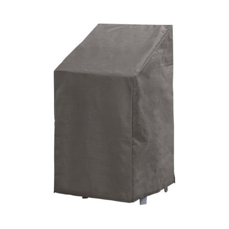 Perel Funda para sillas apilables 66 x 95 x 133 cm, Resistente al Agua y a los Rayos UV, Cubierta Fuerte para 4–6 sillas, Tejido Transpirable, Ideal para Uso Exterior