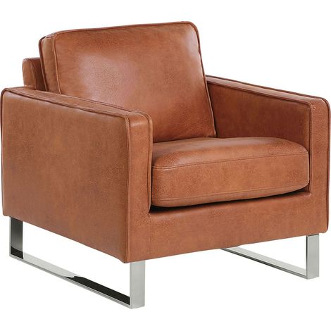 Sessel VIND Kunstleder Goldbraun
