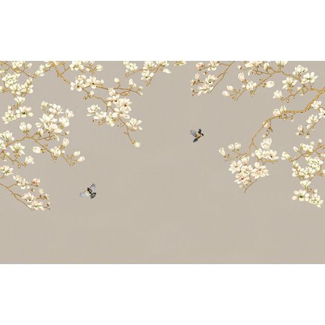 Papier peint panoramique - Fleurs - 130 cm x 81 cm (1/2)