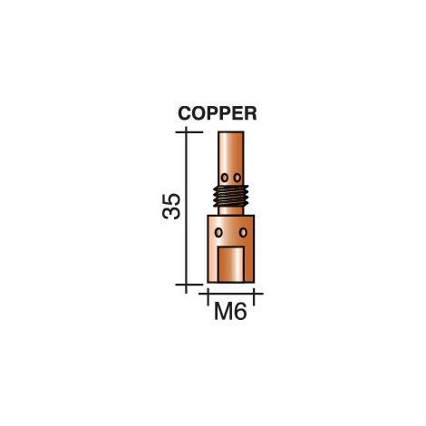 trafimet Ligne de gicleur M 6 pour ERGOPLUS 25 - ME0016 (1/2)