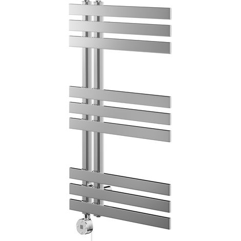Wholesale Domestic Holden Chrome 800mm x 500mm Designer Digital Thermostatic Electric Heated Towel Rail (1/5)