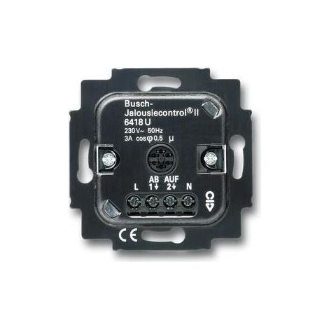 Busch-Jaeger 6418 U Jalousie-Basis-Einsatz 2-Draht Jalousie-Einsatz (1/5)