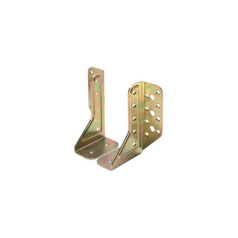 SUPPORTO APERTO UNIVERSALE PER TRAVE ART.786- - mm.24,5x100 - spessore mm.2 - 2 pezzi ALDEGHI